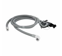 LUTH Premium Profi Parts Tubo di scarico 33/24 mm Ø 2,8 m compatibile con Bauknecht 481010782409 per lavastoviglie