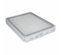 LUTH Premium Profi Parts Vaschetta per cubetti di ghiaccio con coperchio compatibile con Liebherr 7423323 per frigo congelatore