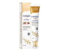 Luthando Crema per gli occhi al collagene, anti-invecchiamento, crema per gli occhi, anti-rughe, con acido ialuronico e collagene, riduzione di rughe e linee sottili, cura degli occhi idratante, 20 g