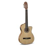 LUTHIER MANUEL RODRÍGUEZ Chitarra elettroacustica Caballero Principio - Flamenco Cut - Tavola in abete massiccio - Fondo/fasce in agathis - Preamp ETC-4 - CA-PM FE