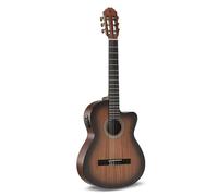 LUTHIER MANUEL RODRÍGUEZ Chitarra elettroacustica Caballero Principio Mahogany - Tavola in mogano massiccio Black Burst - Fondo/fasce in mogano sapelli - Preamp ETC-4 - CA-MM E
