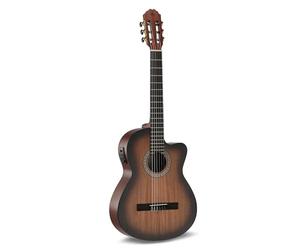 LUTHIER MANUEL RODRÍGUEZ Chitarra elettroacustica Caballero Principio Mahogany - Tavola in mogano massiccio Black Burst - Fondo/fasce in mogano sapelli - Preamp ETC-4 - CA-MM E