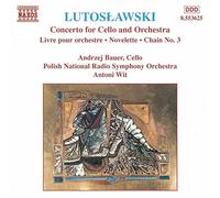 Witold Lutoslawski Lutoslawski: Concerto for Cello and Orchestra (CD) Album