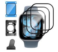 Lutree Pellicola Protettiva per Apple Watch Series 11 42mm, 3 Pezzi HD Anti Graffio Facile da Installare Flessibile Film, 3D Piena Copertura Anti-Impronte Protezione Schermo