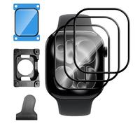 Lutree Pellicola Protettiva per Apple Watch Series 11 46mm, 3 Pezzi HD Anti Graffio Facile da Installare Flessibile Film, 3D Piena Copertura Anti-Impronte Protezione Schermo