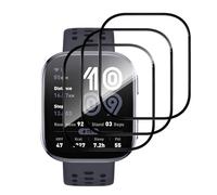 Lutree per Amazfit Bip 6 Pellicola Protettiva, 3 Pezzi HD Anti Graffio Senza Bolle Flessibile Film, 3D Piena Copertura Anti-Impronte Protezione Schermo