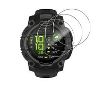 Lutree per Garmin Instinct 3 45mm Vetro Temperato, 3 Pezzi Durezza 9H HD Pellicola Protettiva, Anti-Graffio Anti-Impronte Senza Bolle Protezione Schermo