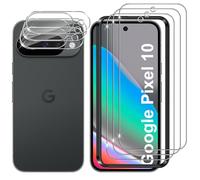 Lutree per Google Pixel 10 Vetro Temperato, 3+3 Pezzi Pellicola Protettiva + Pellicola Fotocamera, Durezza 9H Vetro Protettivo, HD Anti-Graffio Senza Bolle Protezione Schermo