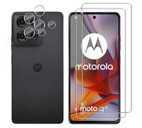 Lutree per Motorola Moto G75 5G Vetro Temperato, 2+2 Pezzi Pellicola Protettiva + Pellicola Fotocamera, Durezza 9H Vetro Protettivo, HD Senza Bolle Anti-Graffio Protezione Schermo