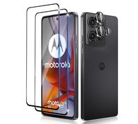 Lutree per Motorola Moto G75 5G Vetro Temperato + Pellicola Fotocamera, [2+1 Pezzi], Senza Bolle Anti-Impronte Pellicola Prottetiva, HD Anti Graffio Pellicola Protezione Schermo