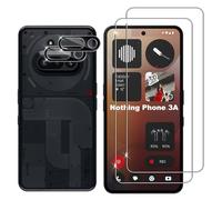 Lutree per Nothing Phone 3a Vetro Temperato + Pellicola Fotocamera, [2+2 Pezzi], Senza Bolle Anti Graffio Pellicola Prottetiva, HD Anti-Impronte Pellicola Protezione Schermo