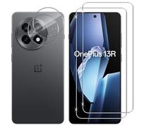 Lutree per OnePlus 13R Vetro Temperato, 2+2 Pezzi Pellicola Protettiva + Pellicola Fotocamera, Durezza 9H Vetro Protettivo, HD Anti-Graffio Senza Bolle Protezione Schermo