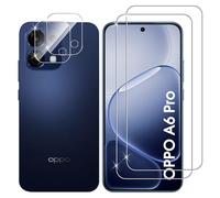 Lutree per OPPO A6 Pro 4G/ A6 Pro 5G Vetro Temperato, 2+2 Pezzi Pellicola Protettiv Pellicola Fotocamera, Durezza 9H Anti-Graffio HD Senza Bolle Protezione Schermo