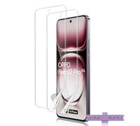 Lutree per OPPO Reno 12 Pro 5G Pellicola Protettiva, 2 Pezzi TPU Hydrogel Morbido HD Trasparente Pellicola Protettiva, Anti-Graffio Anti-Impronte Senza Bolle Protezione Schermo
