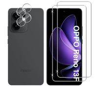 Lutree per OPPO Reno 13 F 5G / Reno 13 FS 5G Vetro Temperato, 2+2 Pezzi Pellicola Protettiva + Pellicola Fotocamera, 9H Vetro Protettivo, HD Anti-Graffio Protezione Schermo per Reno 13F/ Reno 13FS