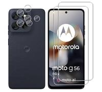 Lutree per Vetro Temperato Motorola Moto G56 5G, 2+2 Pezzi Pellicola Protettiva + Pellicola Fotocamera, 9H Vetro Protettivo Durezza, HD Senza Bolle Anti-Graffio Protezione Schermo
