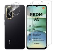 Lutree per Xiaomi Redmi A5 / Xiaomi Poco C71 Vetro Temperato, 2+2 Pezzi Pellicola Protettiva + Pellicola Fotocamera, Durezza 9H Vetro Protettivo, HD Anti-Graffio Senza Bolle Protezione Schermo