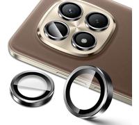 Lutree per Xiaomi Redmi Note 15 Pro 5G/ Note 15 Pro Plus 5G/ Poco M8 Pro Pellicola Protettiva Fotocamera, Durezza 9H Lenti Individuali Protezione Schermo, Anello in Metallo + Vetro Temperato, HD -Nero