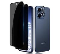 Lutree Privacy Vetro Temperato per OPPO Reno 15 F 5G/ Reno 15 FS 5G, 2+1 Pezzi Pellicola Protettiva + Pellicola Fotocamera Lenti, Anti-Graffio Durezza 9H Senza Bolle Anti-Spy Protezione Schermo