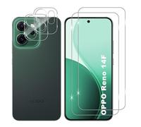 Lutree Vetro Temperato per OPPO Reno 14 F 5G / Reno 14 FS 5G, 2+2 Pezzi Pellicola Protettiva + Pellicola Fotocamera, 9H Vetro Protettivo Durezza, HD Senza Bolle Anti-Graffio Protezione Schermo