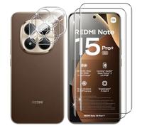 Lutree Vetro Temperato per Xiaomi Redmi Note 15 Pro Plus/Note 15 Pro+ 5G/ Poco M8 Pro, 2+2 Pezzi 3D Pellicola Protettiva + Pellicola Fotocamera, Vetro Protettivo, HD Anti-Graffio Protezione Schermo