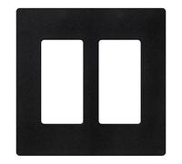 Lutron Claro 2 Gang Decorator/Rocker Wallplate Opaco, Midnight (confezione da 1) | SC-2-MN