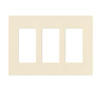 Lutron, Claro, Placca per interruttore con 3 aperture