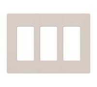 Lutron, Claro, Placca per interruttore con 3 aperture