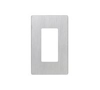 Lutron claro single-gang Wallplate, colore: Nero, CW-1-SS