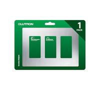 Lutron CW-3-SS 3-Gang ClaroWall Piatto, Acciaio Inox
