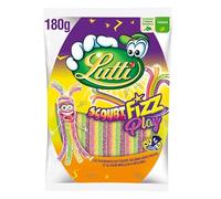 LUTTI - Scoubifizz Play 180 g - Dolci alla frutta per grandi e piccini - Deliziosità irresistibile da gustare - 4 pezzi