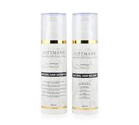 LUTTMANN® Shampoo naturale per capello + balsamo naturale da 200 ml, ricambio per parrucche - cura intensiva per capelli veri e extension