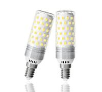 LUTW Lampadina LED E14 Mais 10W = 130W 1510LM Luce Fredda 6000K 2 Pezzi