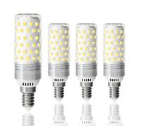 LUTW Lampadina LED E14 Mais 10W = 130W 1510LM Luce Fredda 6000K 4 Pezzi