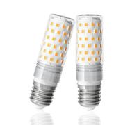 LUTW Lampadina LED E27 Mais, Luce Calda 3000K, 10W 1510LM Lampadine LED Equivalenti a 130W Alogena, Lampadina E27 a Vite Edison per Lampadario, AC 220-240V, Non Dimmerabile, 2 Pezzi