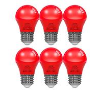 LUTW Lampadine Colorate LED E27 5W = 40W 450LM Rosso 6 Pezzi