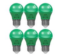 LUTW Lampadine Colorate LED E27 5W = 40W 450LM Verde 6 Pezzi