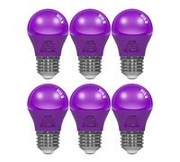 LUTW Lampadine Colorate LED E27 5W = 40W 450LM Viola 6 Pezzi