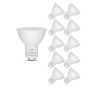 LUTW Lampadine GU10 LED 5W = 40W 500LM Bianco Caldo 3000K 10 Pezzi
