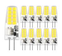 LUTW Lampadine LED G4 12V 2W = 20W 220LM Bianco Freddo 3000K 10 pezzi