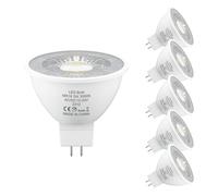 LUTW Lampadine LED GU5.3 5W = 50W 500LM Bianca Calda 3000K 6 Pezzi