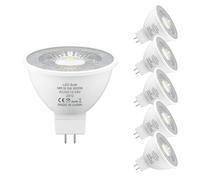 LUTW Lampadine LED GU5.3 5W = 50W 500LM Bianca Fredda 6500K 6 Pezzi