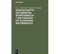 Lutz J Heinrich Wirtschaftsinformatik-Wörterbuch / Dictionary (Copertina rigida)