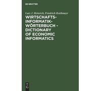Lutz J Heinrich Wirtschaftsinformatik-Wörterbuch - Dictionary (Copertina rigida)