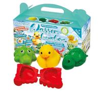 Lutz Mauder 4 palloncini d'acqua riutilizzabili animali, bombe d'acqua animali in silicone, rapidamente riempibili con chiusura magnetica in confezione regalo, bambini e adulti, all'aperto, giardino,