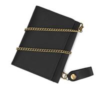 LUUFAN Portafoglio da uomo in vera pelle sottile borsa portafogli per gli uomini, 6007H nero, Size: 11x8x1.5cm, Casual
