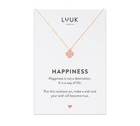 LUUK LIFESTYLE Collana con Ciondolo Infinito, Argento, 50cm