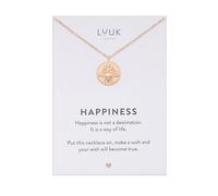LUUK LIFESTYLE Collana femminile con ciondolo a forma di ape regina, regalo di gioielleria per la migliore amica, resistente all'acqua, rosa
