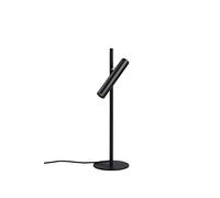LUUK LIFESTYLE Lampada da tavolo a LED, design estetico, lampada da ufficio, lampada da scrivania, da lettura, da comodino, comando a tocco, con luminosità regolabile, nero opaco