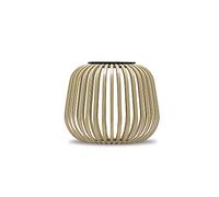 LUUK LIFESTYLE Luce da tavolo solare a LED minimalista dal design boho, senza fili e dimmerabile, giochi di luce e ombra, marrone sabbia